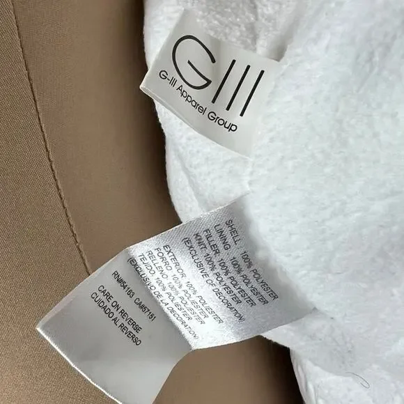 NFL New England Patriots Puffer Jacket Womens Medium Belted Hooded Fleece Parka - Picture 11 of 15